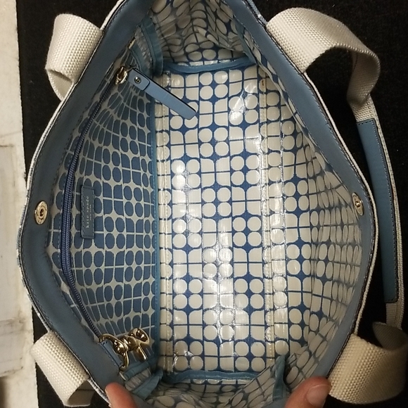 [New] KATE SPADE tote bag coated canvas - Picture 5 of 11